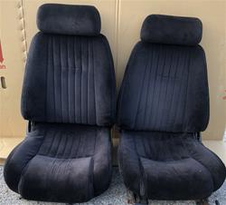 82-92 Camaro/Firebird/Trans Am black seats NICE