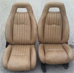 82-92 Camaro/Firebird/Trans Am tan leather PMD seats NICE!!!