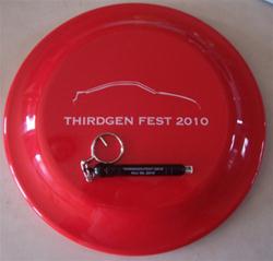 Thirdgen Fest '10 party packs (frisbee and tire pressure gauge)